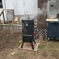 Dyna-Glo 784-Sq in Black Gas Smoker in the Gas Smokers department