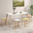 Set Of 4 Bentwood Stackable Stools Dining Stools With Round Tops