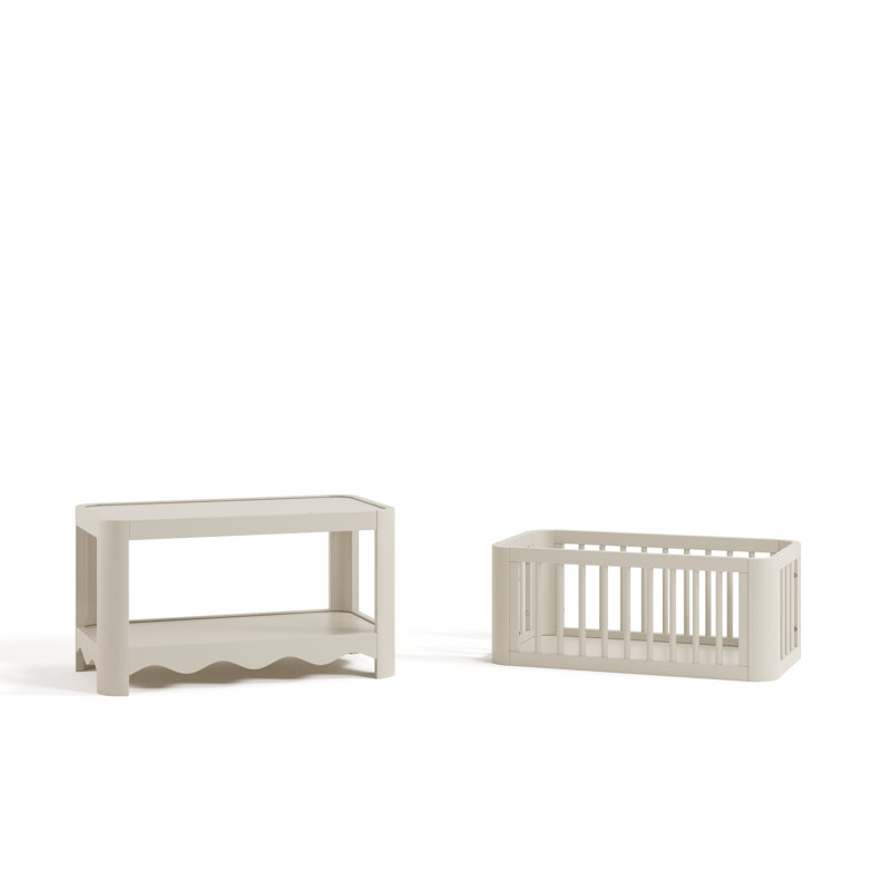 Casablanca 3-in-1 Convertible Bassinet, Frosted Oat