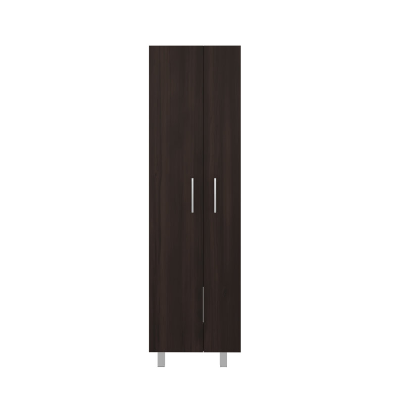 Armoire de rangement utilitaire Nala, Noyer teint