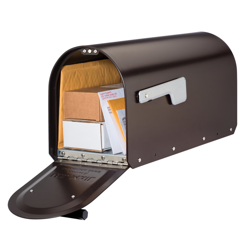 Sequoia Post Mount Mailbox Rubbed Bronze, Rubbed Bronze