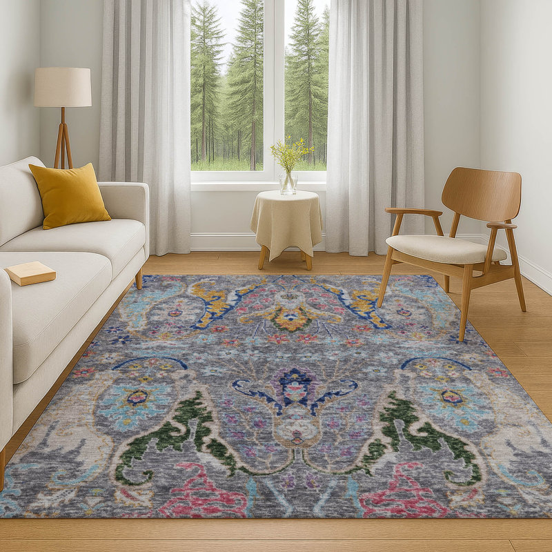 Premium Machine Washable Mayfield AMF1932 Modern Rug, Rectangle 10' x 14'