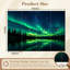 Papier peint adhésif mural Aurora Northern Lights Lake Trees-934466919