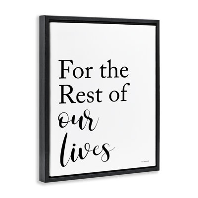 «Rest Of Our Lives Floater», art mural sur toile par Tammy Apple