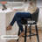  30" Swivel Faux Leather Upholstered Bar Stool with Solid Wood Legs-1161326557-1161326554