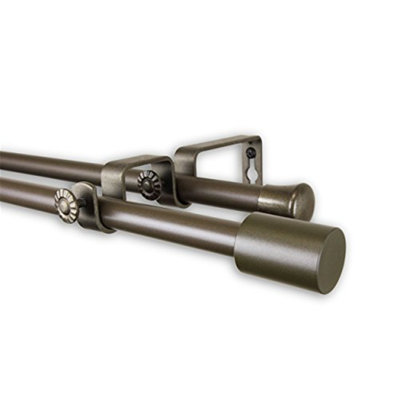 Nora 5/8 inch Double Curtain Rod