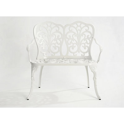 Banc d'extérieur en aluminium