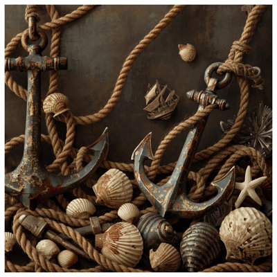 Rideaux de douche Rope Anchor Shells