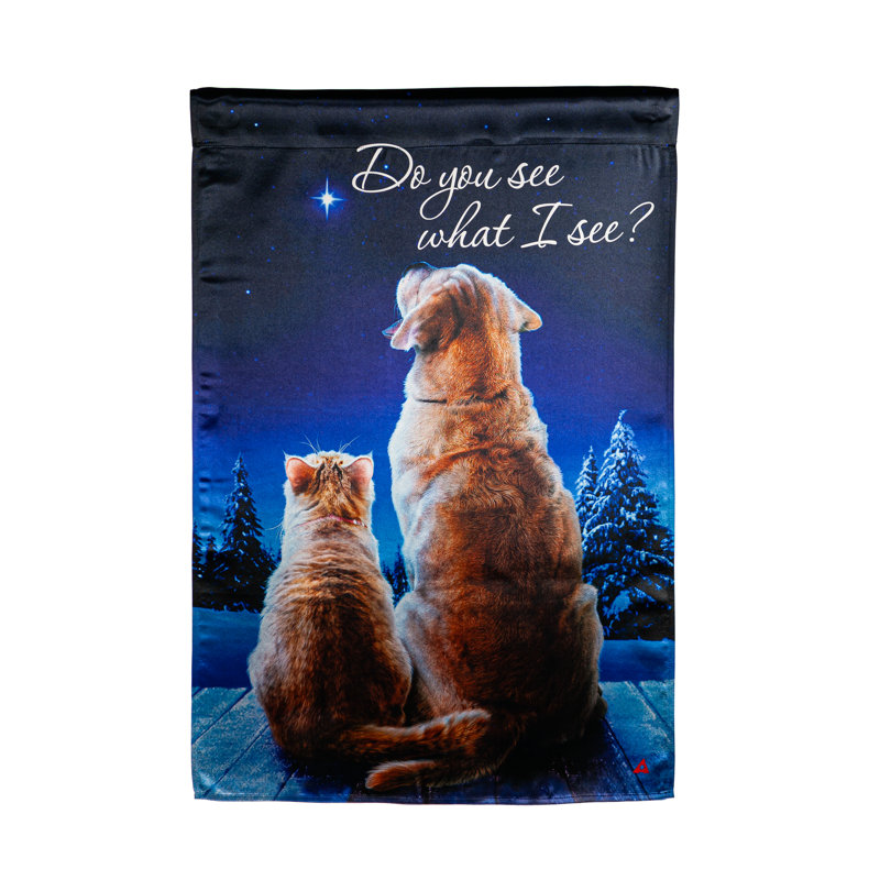 Drapeau de maison en polyester 42 po x 28 po Dhiya