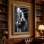 Art mural sur toile noir et blanc-133486899