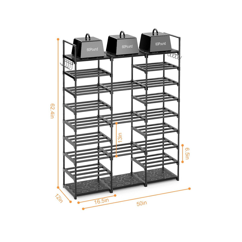 55 Pair Shoe Rack