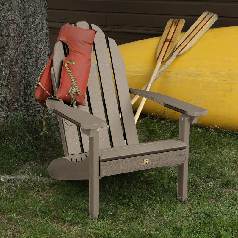 Hintz Outdoor Adirondack Chair, Woodland Brown