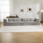Compression Mahjong Sofa,Convertible Floor Sofa Bed,DIY Boneless Modular Sectional Sofa,No Assembly Required,Circle Fleece Fabric,Oversized 4 Seater With 4 Pillows,Light-Grey-86091866