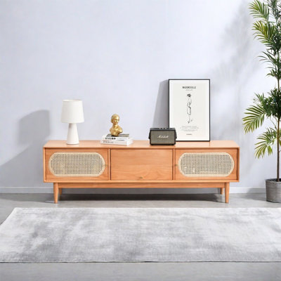 Meuble télé moderne et simple en rotin de luxe
