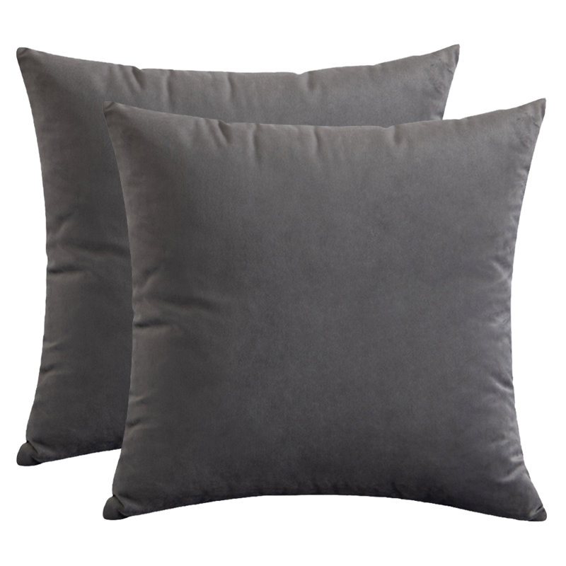  Coussin réversible, Gris foncé
