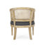 Chaise d'appoint en bois d'hévéa