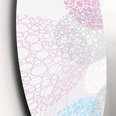 Modern Abstract Wall Decor on Metal