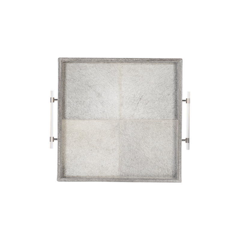 Grand Tour Decorative Tray, 2" H x 20.5" W x 18" D