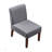 Fabric Accent Chair Set Of 2 With Round Wood Table