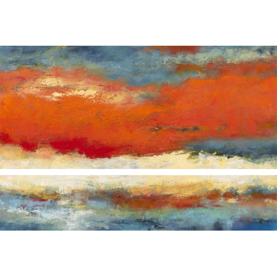 Ascent Of Orange - Painting