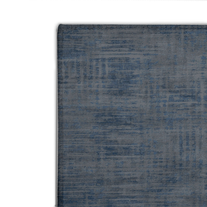Tapis noir abstrait intérieur et extérieur