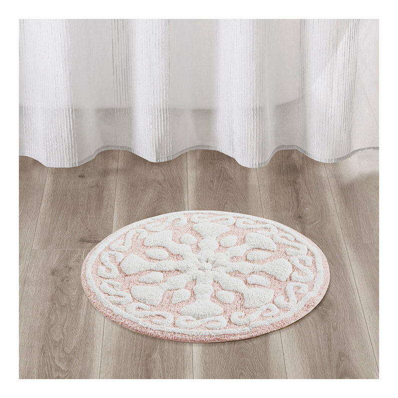 Tapis de bain en coton touffeté Medallion