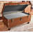 RHINO LUXURY FAUX LEATHER COFFEE TABLE TRUNK - BUNN FEET-109715351