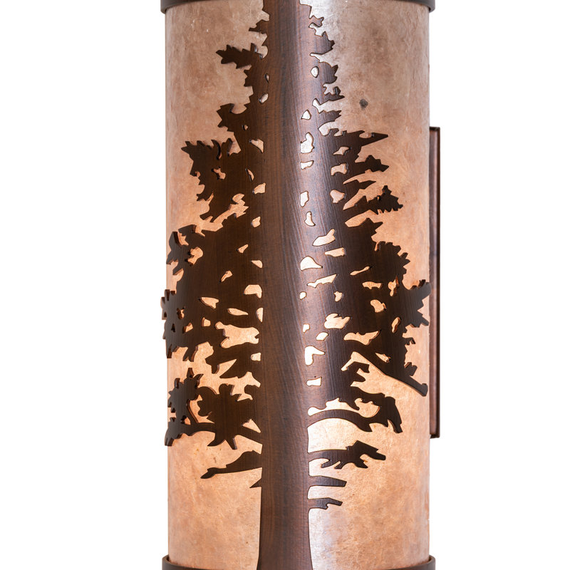 1 - Light Flush Mounted Sconce, Silver/White