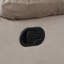 Causeuse transitionnelle en tissu de microfibre-1343203976