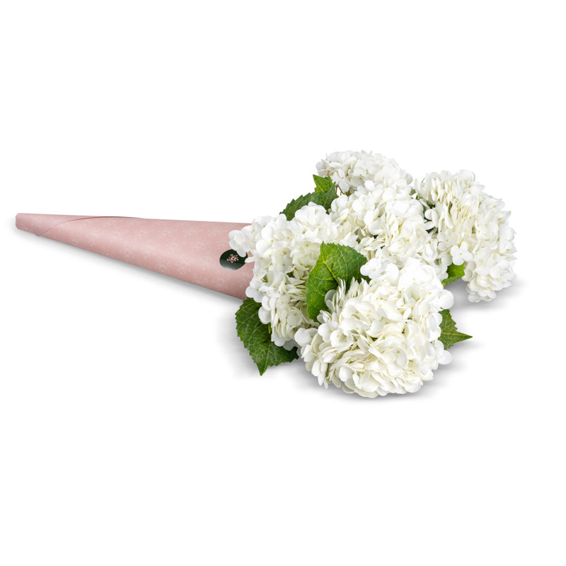 Cecilia RealTouch Hydrangea Bundle, Snow
