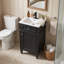 Freestanding Standard Single Vanity Bathroom Vanity With Ceramic Top-1318406017-1318406018