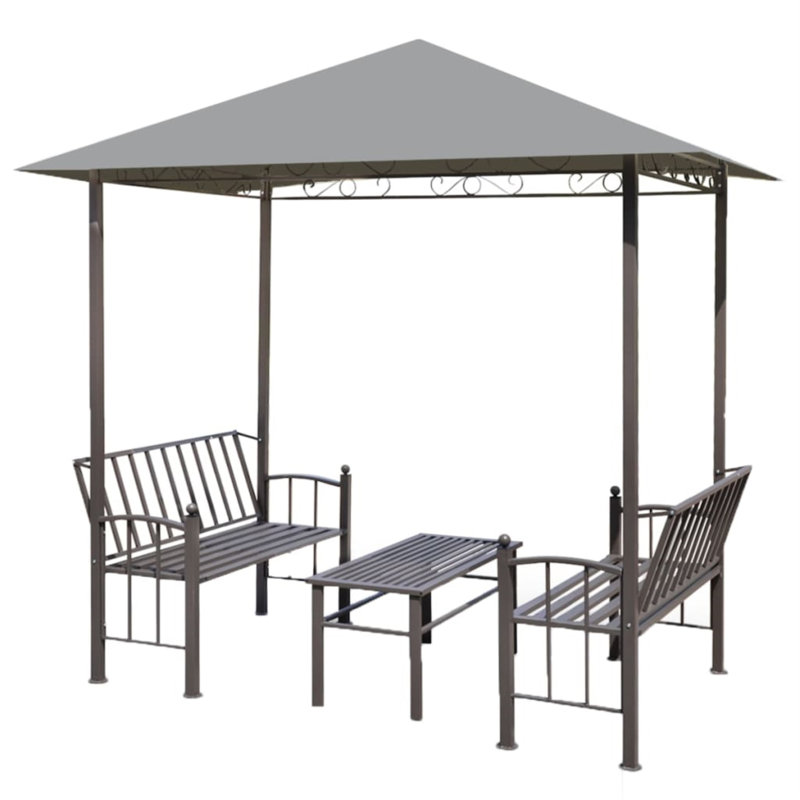 Moa Garden Bench, Anthracite