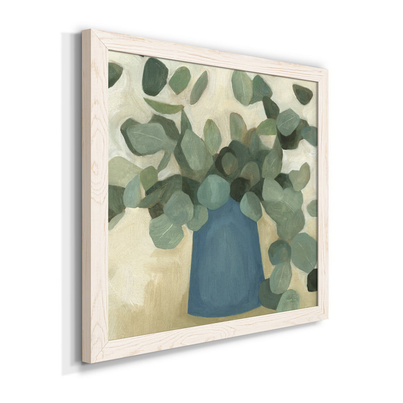 «Greenery Still Life VI» par J Paul, reproduction d'art sur papier encadrée, H 31,5 po x l 31,5 po x P 1,5 po, Cadre blanc