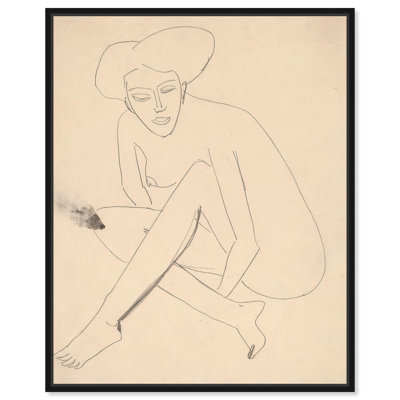 Dodo assis 1910 sur toile 