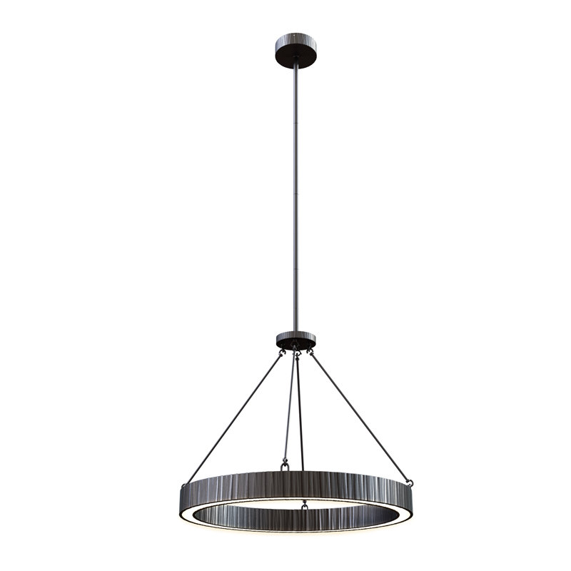 Kensington 1 - Light LED Single Pendant, Urban Bronze