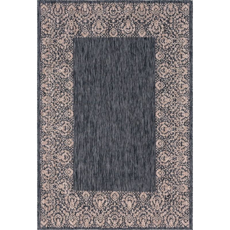 Tapis gris anthracite Alexio, Rectangle 6 pi 1 po x 9 pi
