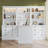 83.4"Tall 2 Bookshelf & 1 Writting Desk