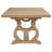 Fremont Brown Trestle Rectangular Dining Table
