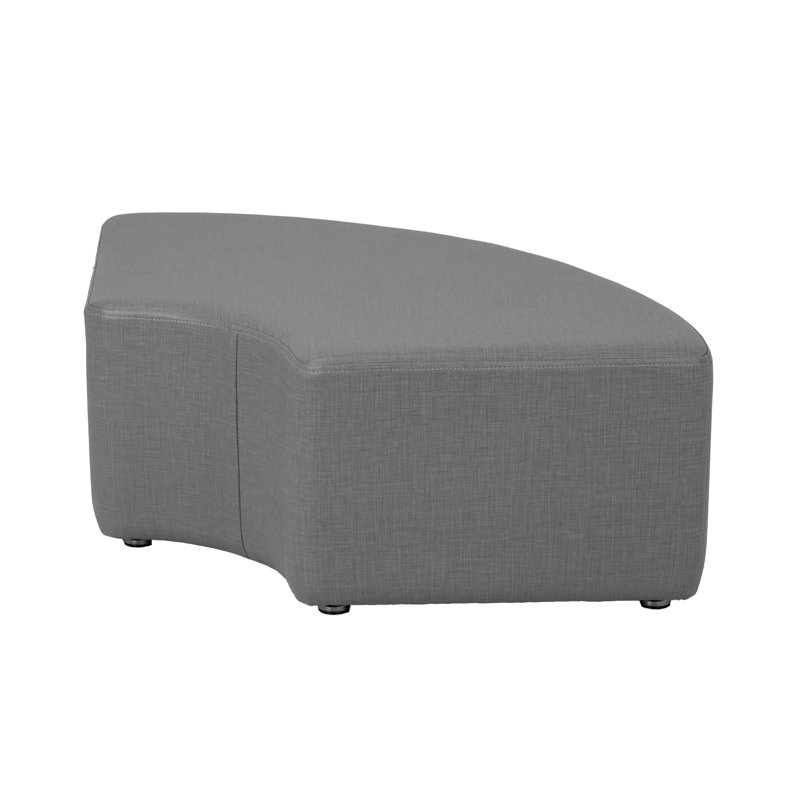 Repose-pieds rembourré Pro Series de 12 po de hauteur Pro Series, Gris foncé