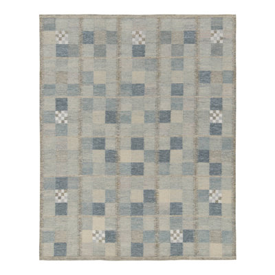 Scandinavian Wool Geometric Area Rug