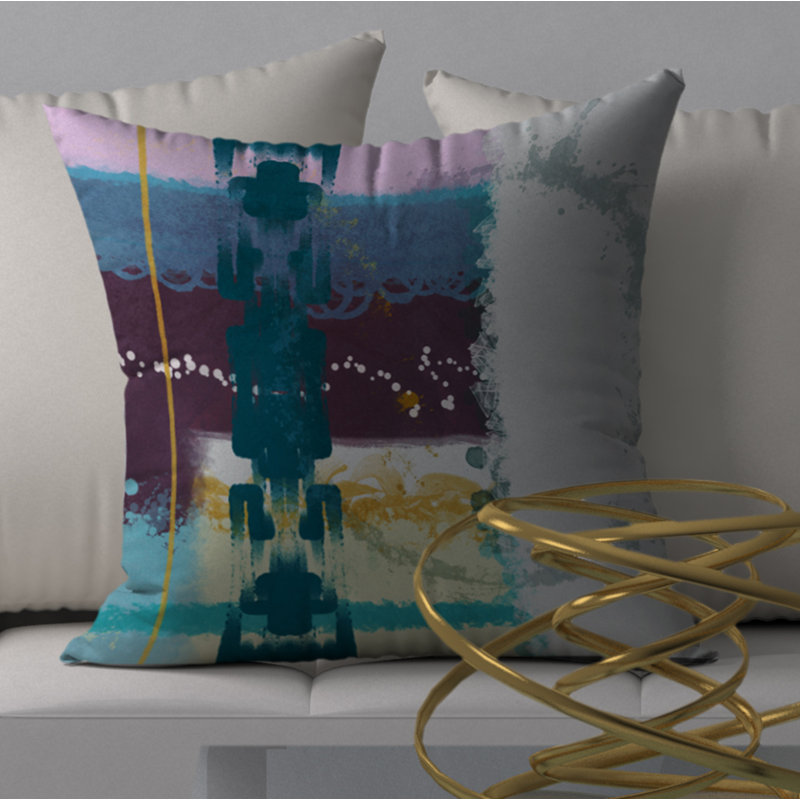  Housse et insert de coussin carré Hilarious Tingle, 24" X 24"