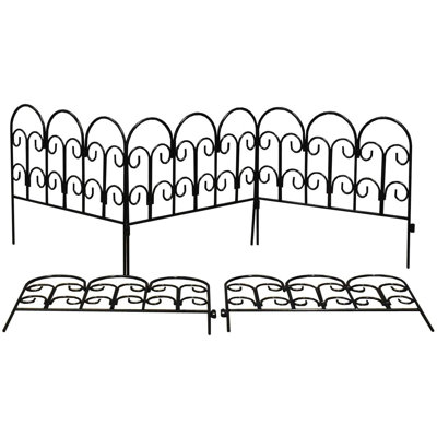 Lawn Edging 41cm H x 45cm W Metal Lawn Edging