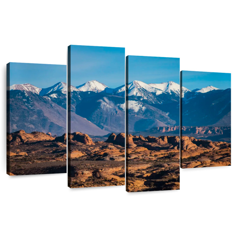 La Sal Mountain Scenery, 32" H x 52" W