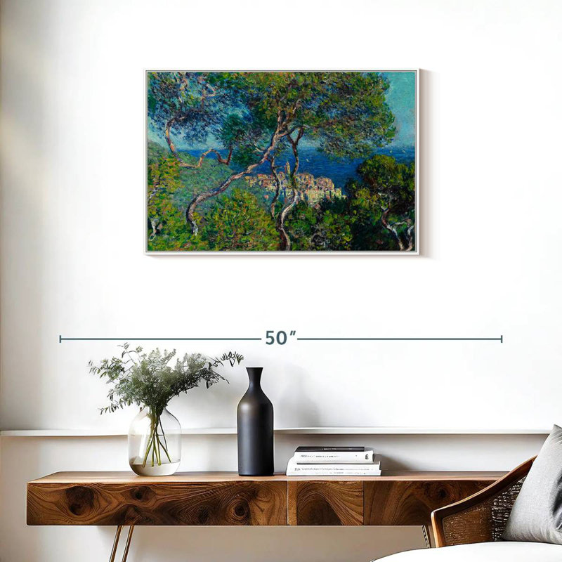 Bordviera 1884, Cadre flottant blanc, 31 po x 21 po