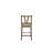 Counter Stools with Solid Wooden Frame & Slat Back