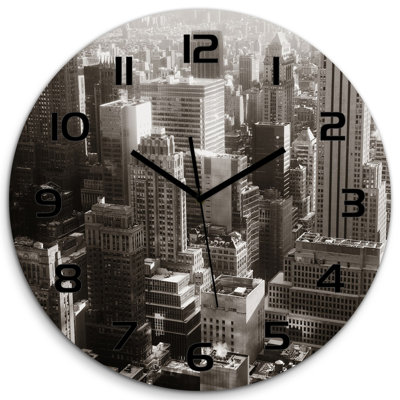 Joeisha Glass Wall Clock