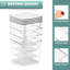 Petits bacs de rangement en plastique transparent Sorbus avec couvercles, bacs de rangement empilables transparents, bacs de rangement pour salle de lavage, bureau, salle de classe, salle de jeux, salle de bain, rangement et rangement pour salle de lavage