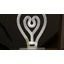 Lampe de table à DEL 8,5 po à piles de style néon