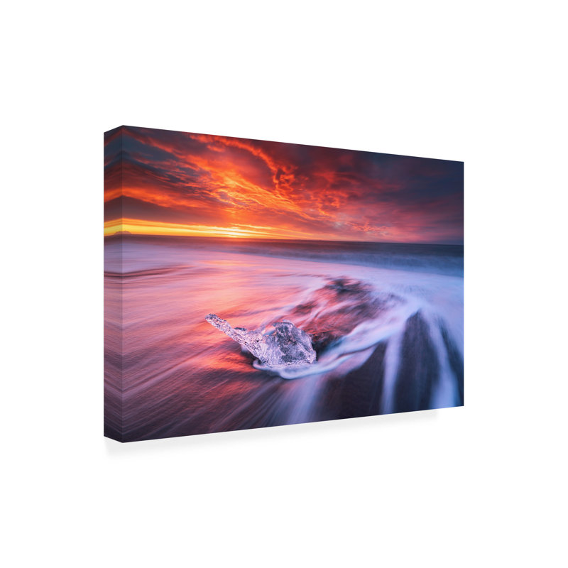 Art sur toile, Jingshu Zhu, H 12 po x l 19 po
