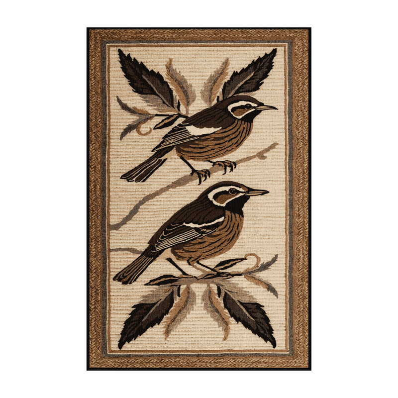 Tapis lavable Southern Wren Birds, Rectangulaire 2 pi x 3 pi